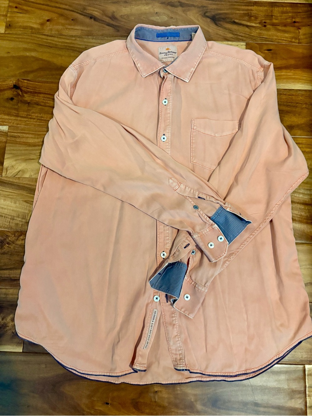Tommy Bahama Peach Button-Down Long Sleeve Shirt